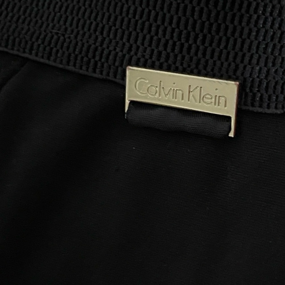 Calvin Klein Women's Black Open-Front Blazer and High Waist Trouser Pant Suit Se - Picture 3 of 4